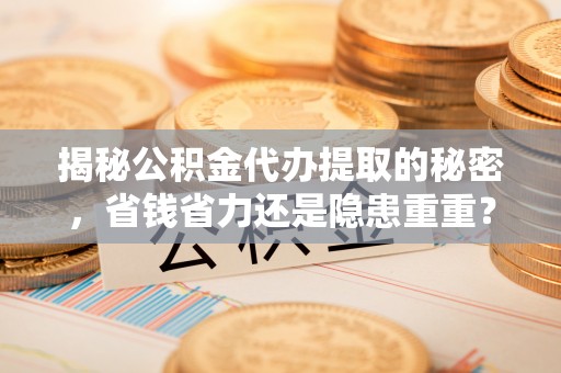 谯城揭秘公积金代办提取的秘密，省钱省力还是隐患重重？