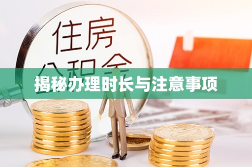 谯城揭秘办理时长与注意事项