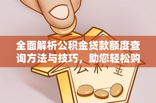 谯城全面解析公积金贷款额度查询方法与技巧，助您轻松购房