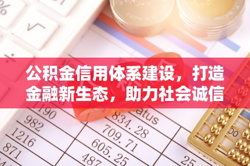 谯城公积金信用体系建设，打造金融新生态，助力社会诚信发展