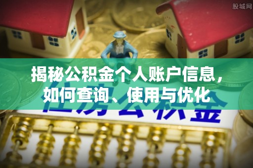 谯城揭秘公积金个人账户信息，如何查询、使用与优化