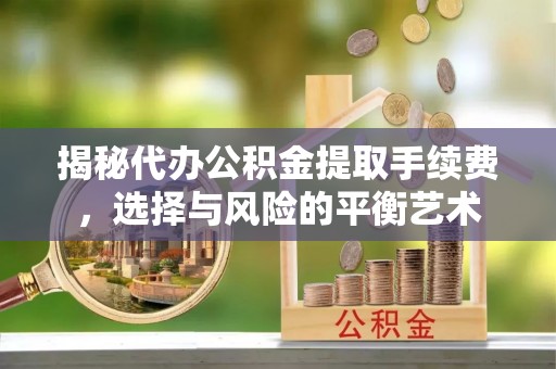 谯城揭秘代办公积金提取手续费，选择与风险的平衡艺术