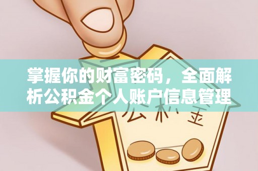 谯城掌握你的财富密码，全面解析公积金个人账户信息管理与优化