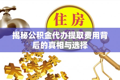 谯城揭秘公积金代办提取费用背后的真相与选择