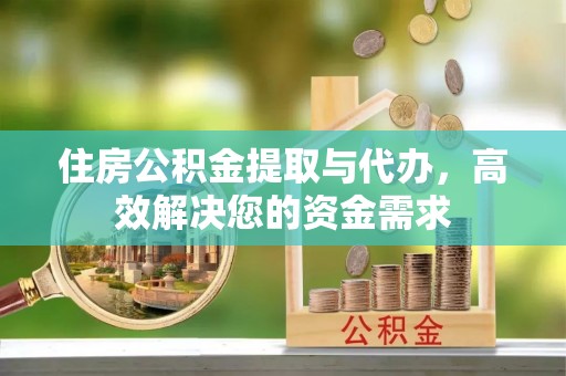 谯城住房公积金提取与代办，高效解决您的资金需求