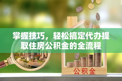 谯城掌握技巧，轻松搞定代办提取住房公积金的全流程