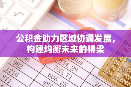 谯城公积金助力区域协调发展，构建均衡未来的桥梁
