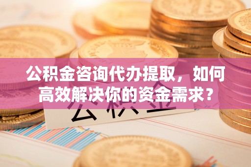 谯城公积金咨询代办提取，如何高效解决你的资金需求？