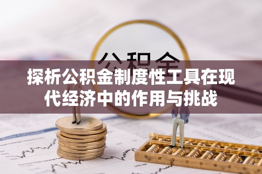 谯城探析公积金制度性工具在现代经济中的作用与挑战