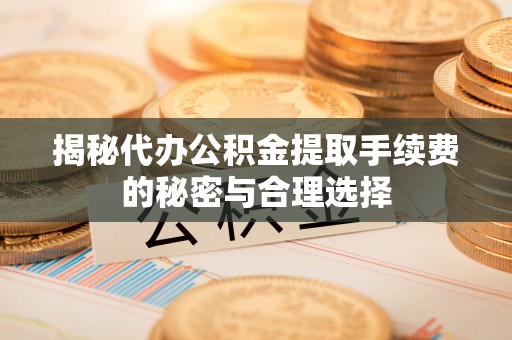 谯城揭秘代办公积金提取手续费的秘密与合理选择