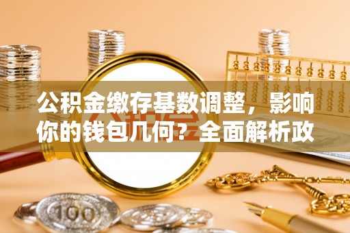 谯城公积金缴存基数调整，影响你的钱包几何？全面解析政策与实际收益