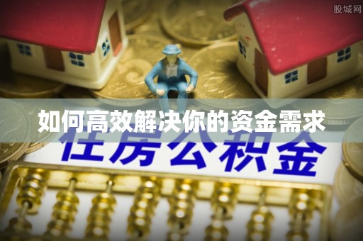 谯城如何高效解决你的资金需求