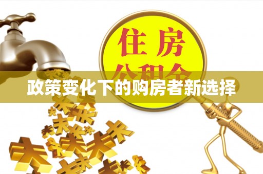 谯城政策变化下的购房者新选择