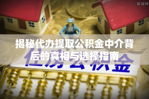 谯城揭秘代办提取公积金中介背后的真相与选择指南