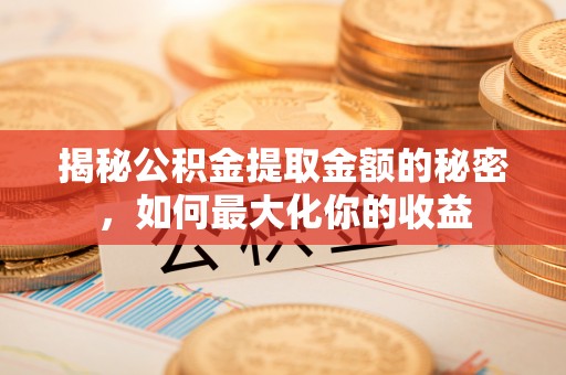 谯城揭秘公积金提取金额的秘密，如何最大化你的收益