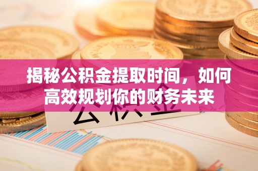 谯城揭秘公积金提取时间，如何高效规划你的财务未来