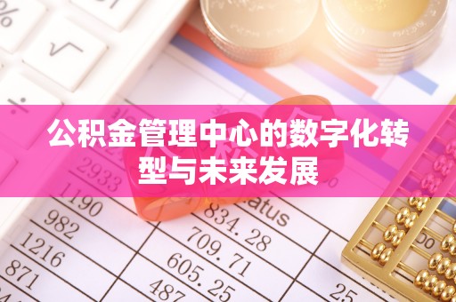谯城公积金管理中心的数字化转型与未来发展