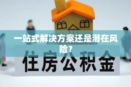谯城一站式解决方案还是潜在风险？